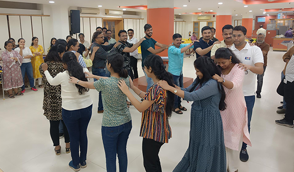 Employees Participating in Games